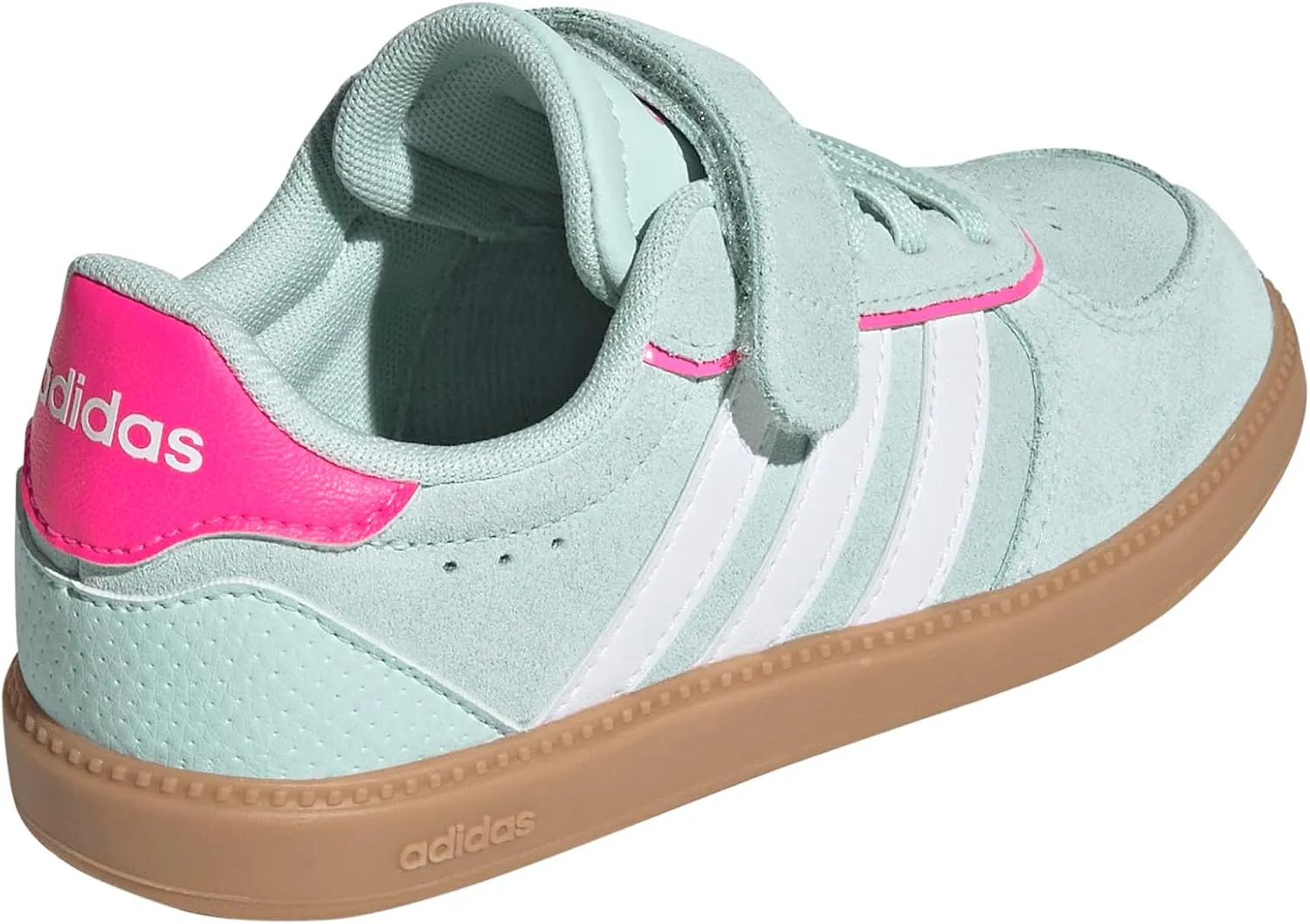 adidas Unisex-Child Breaknet Sleek Elastic Lace & Strap Sneaker