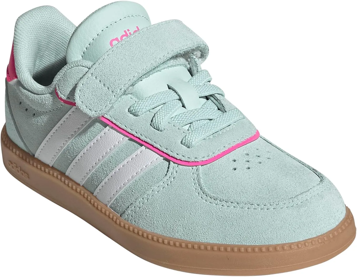 adidas Unisex-Child Breaknet Sleek Elastic Lace & Strap Sneaker