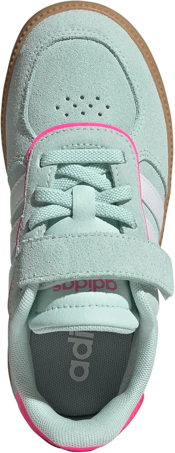 adidas Unisex-Child Breaknet Sleek Elastic Lace & Strap Sneaker