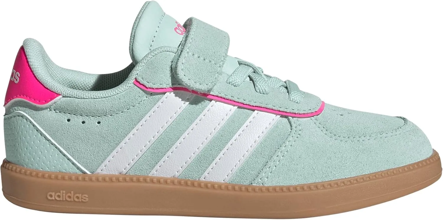 adidas Unisex-Child Breaknet Sleek Elastic Lace & Strap Sneaker