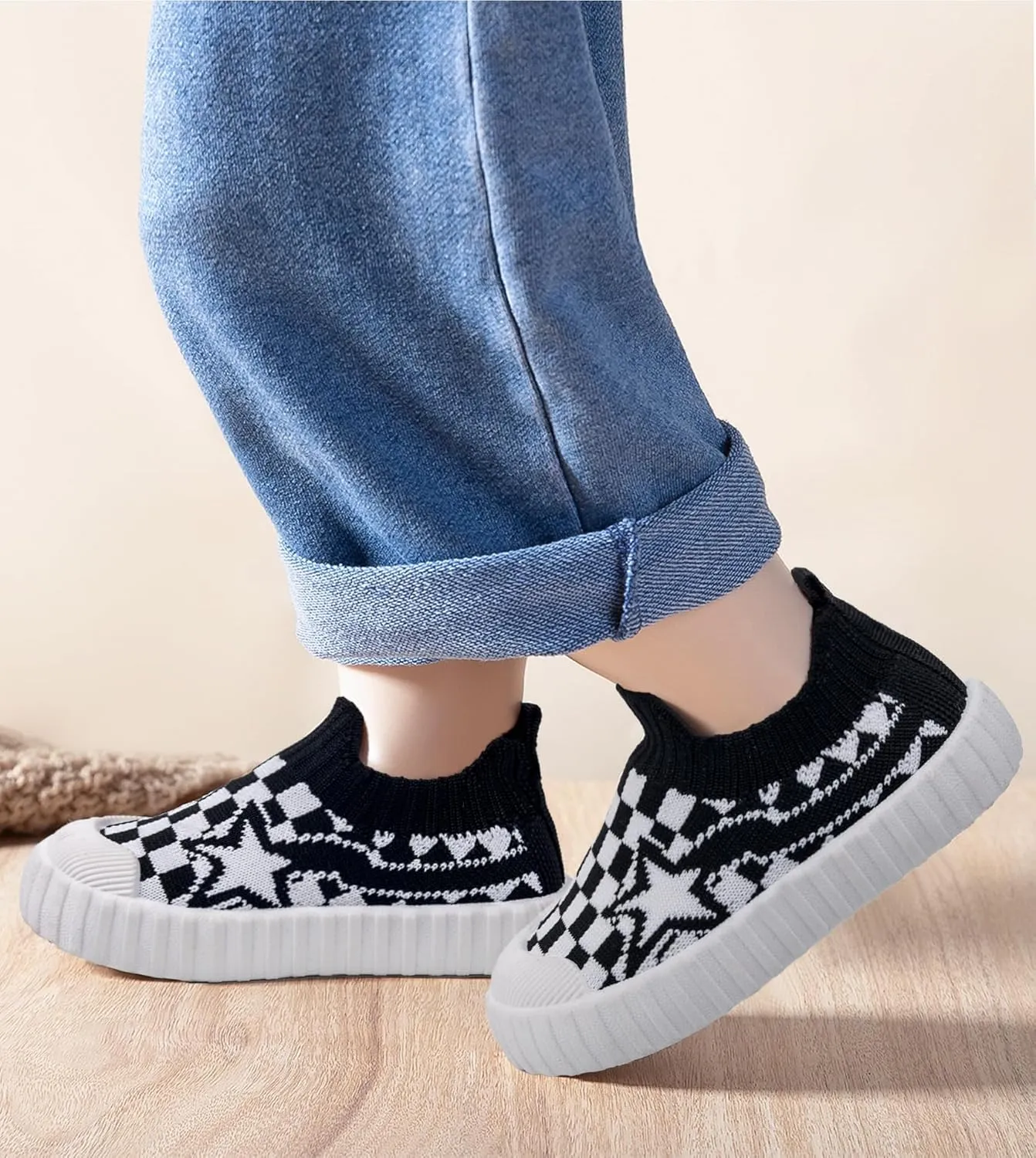 Baby Boys Girls Slippers Toddler Kids Anti-Slip Breathable Shoes Soft Rubber Flat Sole Sneakers Mesh Casual Infant First Walker Crib Shoes