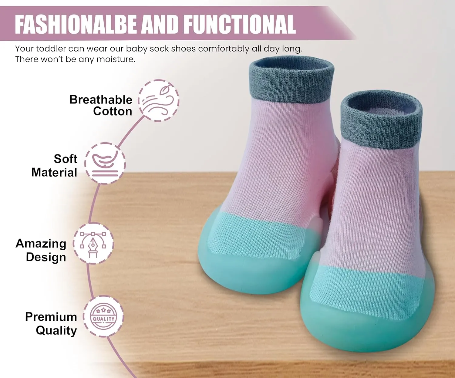 Baby Shoes Boys Girls First Walking Shoes Non Slip Soft Sole Sneakers Toddler Infant Babygirl Sock Shoes