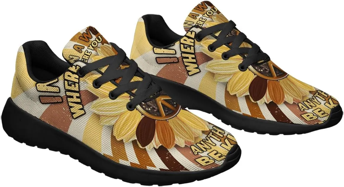 Be Kind Shoes Mens Womens Walking Tennis Running Shoes Comfortable Athletic Sneakers Gifts for Her Him