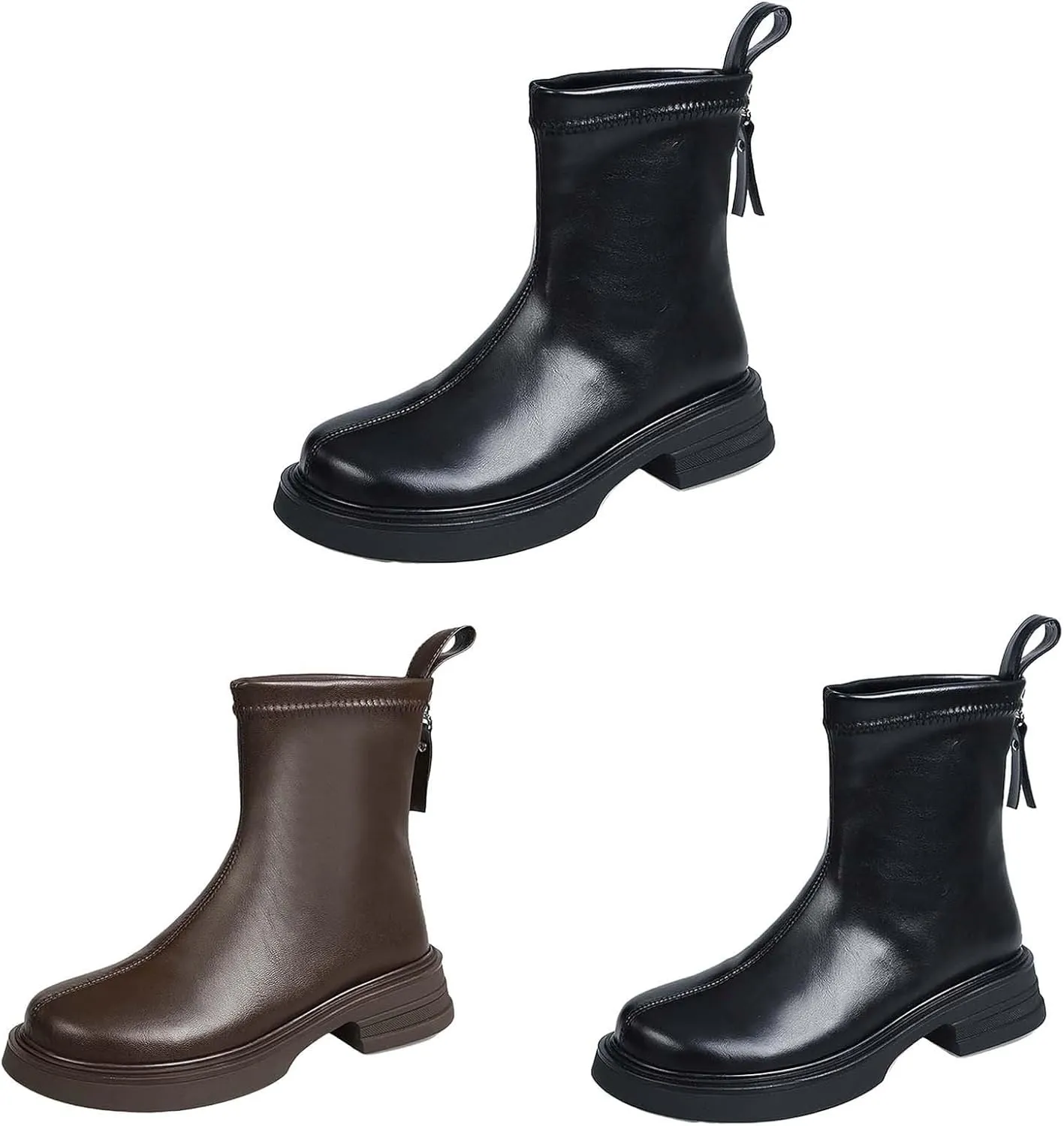 Black Booties Wide Width Ankle Boots for Women Bridal Boots Extra Wide Boots for Women Red Ankle Boots for Women Low Heel Dressy White Ankle Boots for Women with Heel