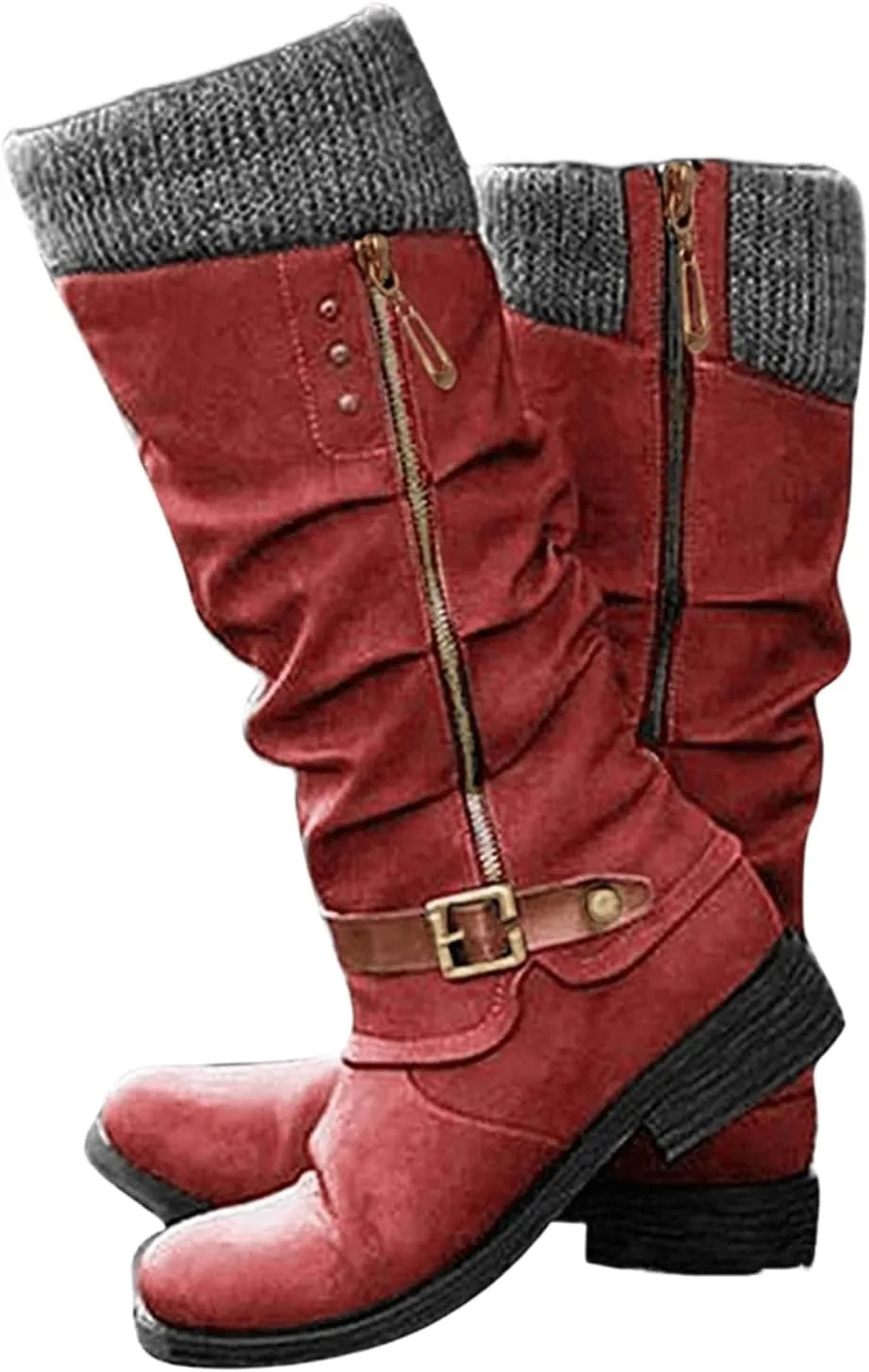 Boots For Women Knee High Wide Width Cowboy Boots Cowgirl Western Pointed Toe Wide Calf Fashion Classic Boot