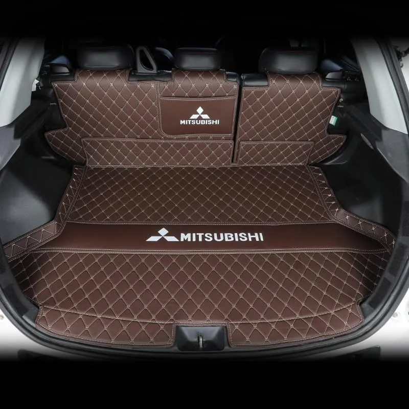 Car Boot Liner Protector for Mitsubishi Outlander EX 2010 2011 2012, Resistant Easy to Install Premium Car Accessory,B Brown