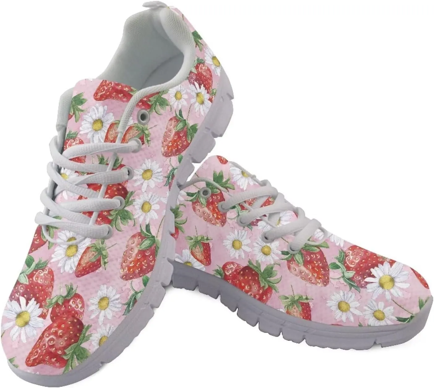 Casual Lace Up Sneakers for Women Sport Athletic Tennis Breathable Running Shoes