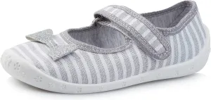 Children's Girls' Slippers with Velcro Fastening, Breathable Children's Slippers for School, Nursery and Home LARW007