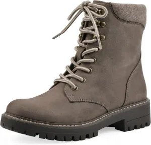 CLIFFS BY WHITE MOUNTAIN Women's Milos Cushioned Lace-Up City Hiker Ankle Bootie