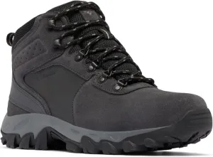 Columbia Men's Newton Ridge Plus II Suede Waterproof, 2024 Shark/Black, 8