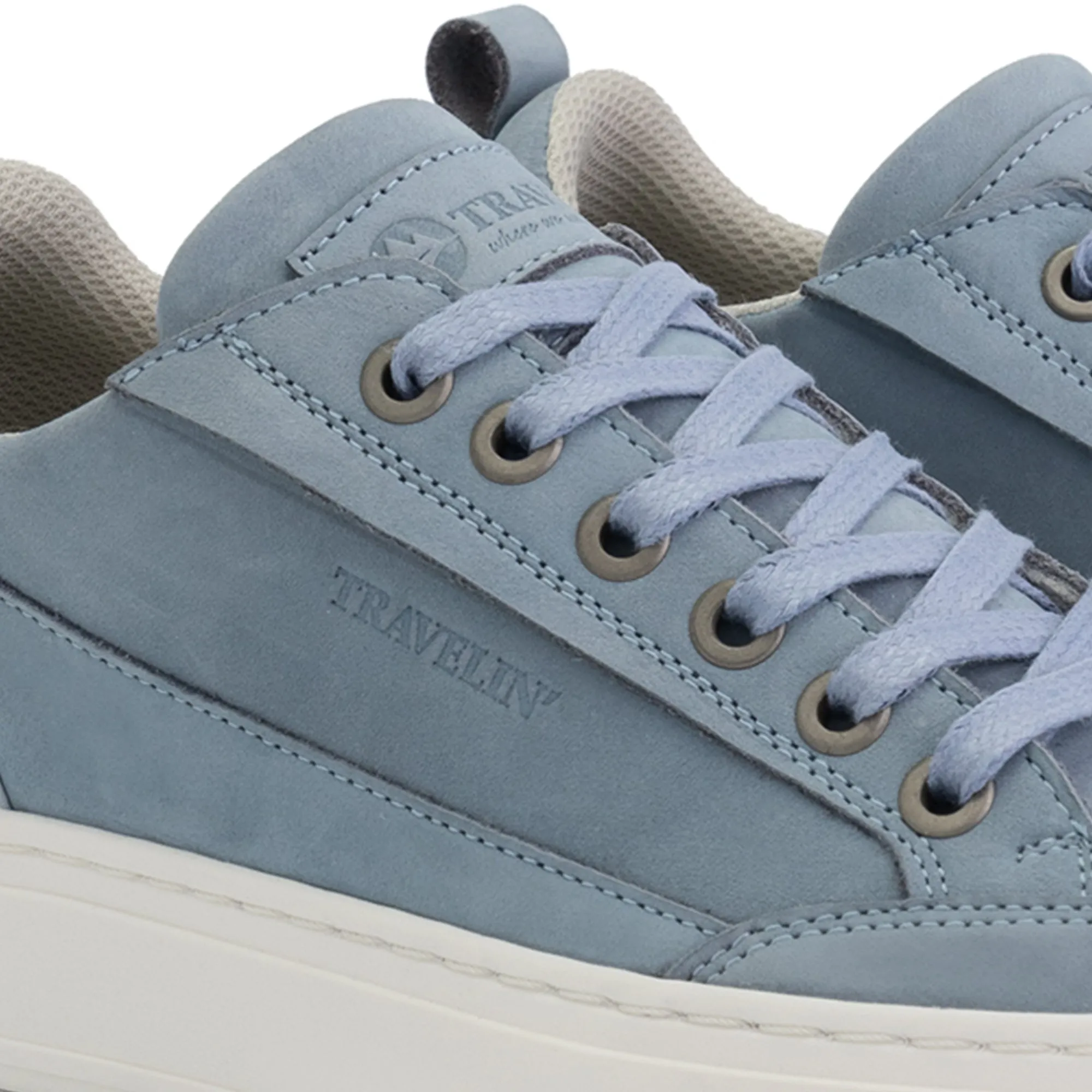 Cumbria - Nubuck sneakers - Women - Light blue
