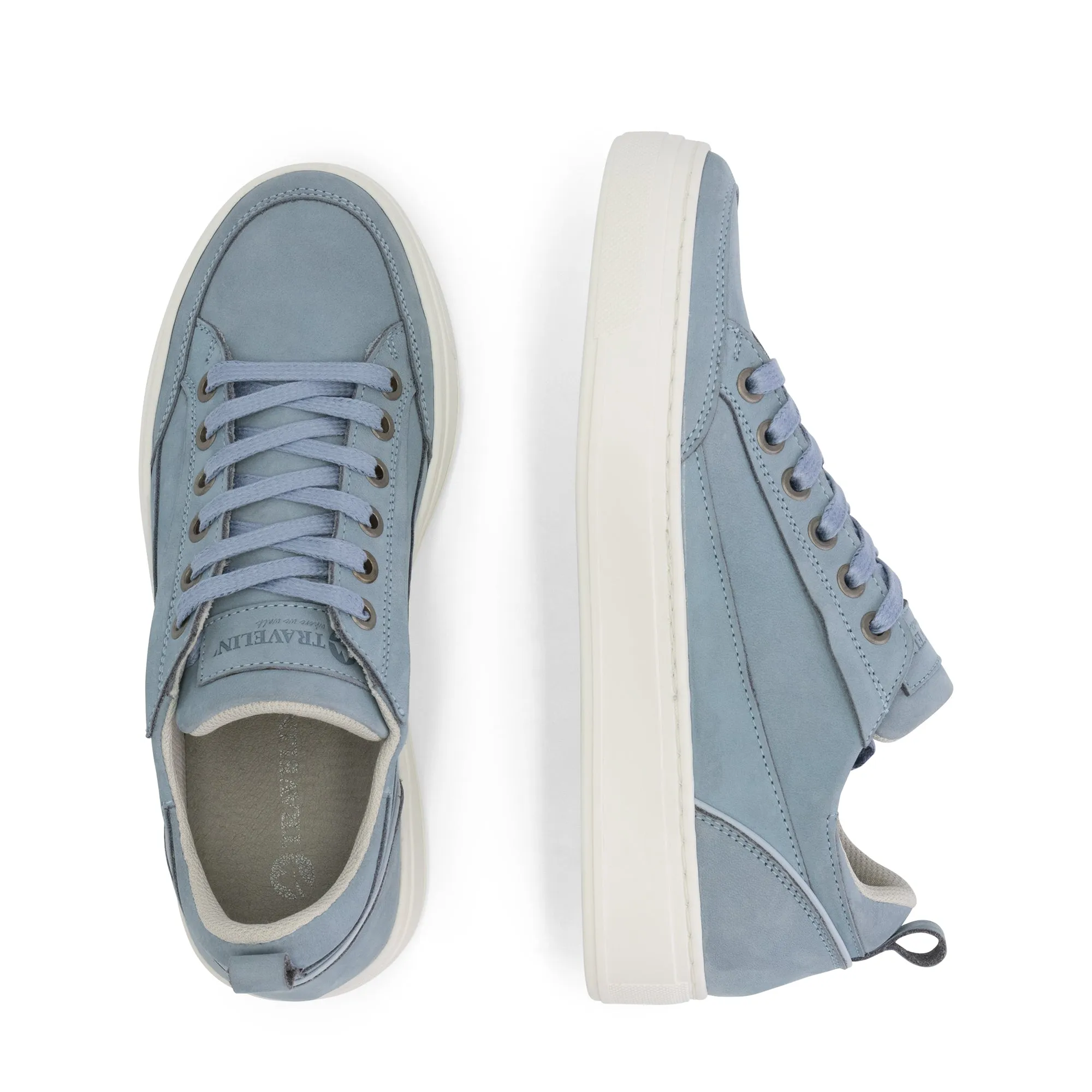 Cumbria - Nubuck sneakers - Women - Light blue