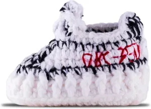 Diaper Book Club Baby Sneakers Crochet Hypebeast Shoes for Toddler Sneakerheads, Soft Booties for Boys & Girls, Designer Kids Fashion, Breathable & Comfortable Children's Kicks