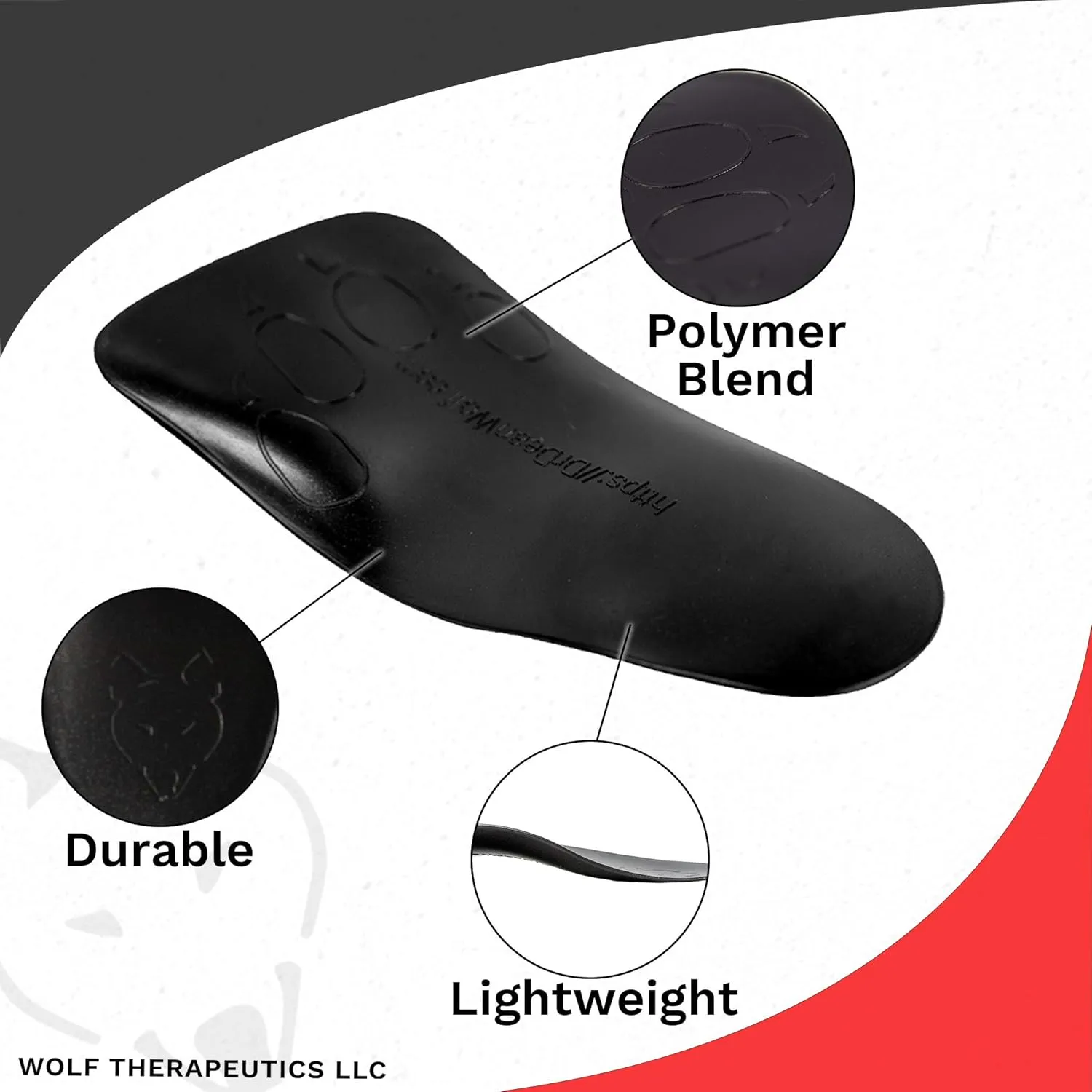 Dr. Wolf Arch Support Orthotic Inserts: Doctor Developed Plantar Fasciitis Insoles for Men, Arch Support Insoles for Women, Heel Pain and Foot Arch Supports (Men's 7, Women's 8/9)