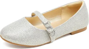 DREAM PAIRS Girls Mary Jane Ballet Flat Dress Shoes(Toddler/Little Kid)