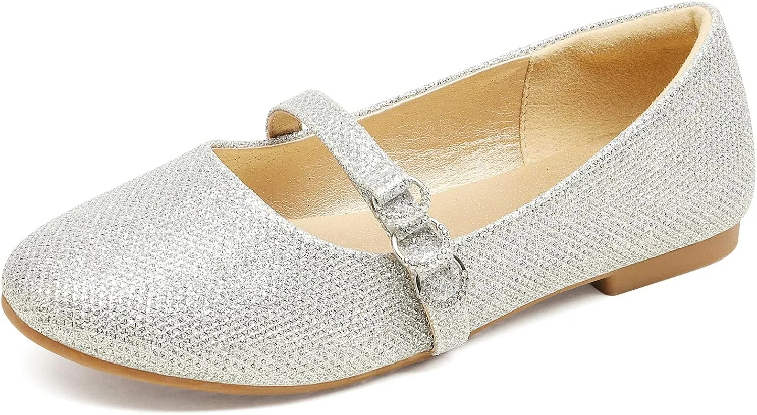 DREAM PAIRS Girls Mary Jane Ballet Flat Dress Shoes(Toddler/Little Kid)