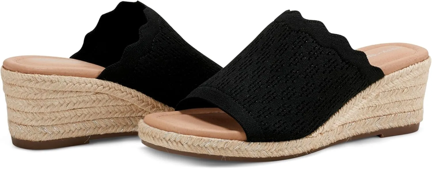 Easy Spirit Women's Espadrille Espardrille Wedge Sandal
