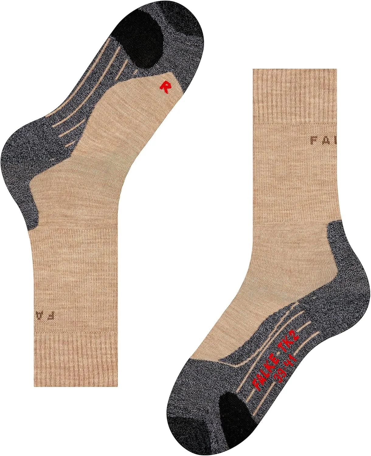 FALKE Men's TK2 Explore Hiking Socks, Medium Padding, 1 Pair