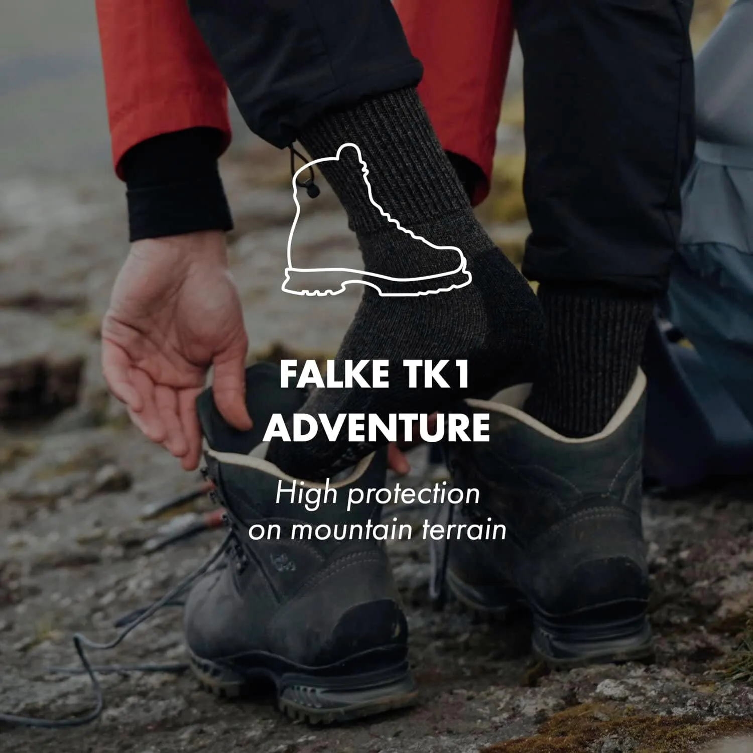 FALKE Women's TK1 Adventure Cool Hiking Socks, 1 Pair