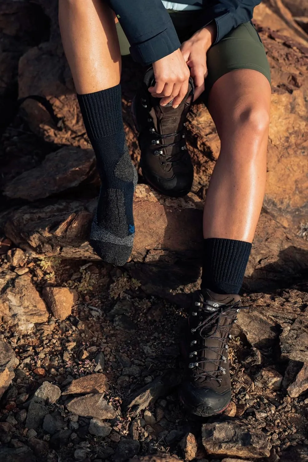 FALKE Women's TK1 Adventure Cool Hiking Socks, 1 Pair