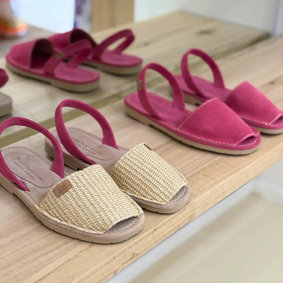 Flat Avarcas | Rafia (Padded)