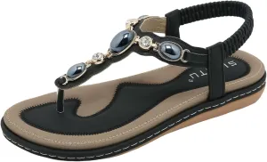 Flip Flops Women's Sandals Open Toe Soft Sole Mules Leisure Comfortable Outdoor Beach Trendy Summer Bath Slippers