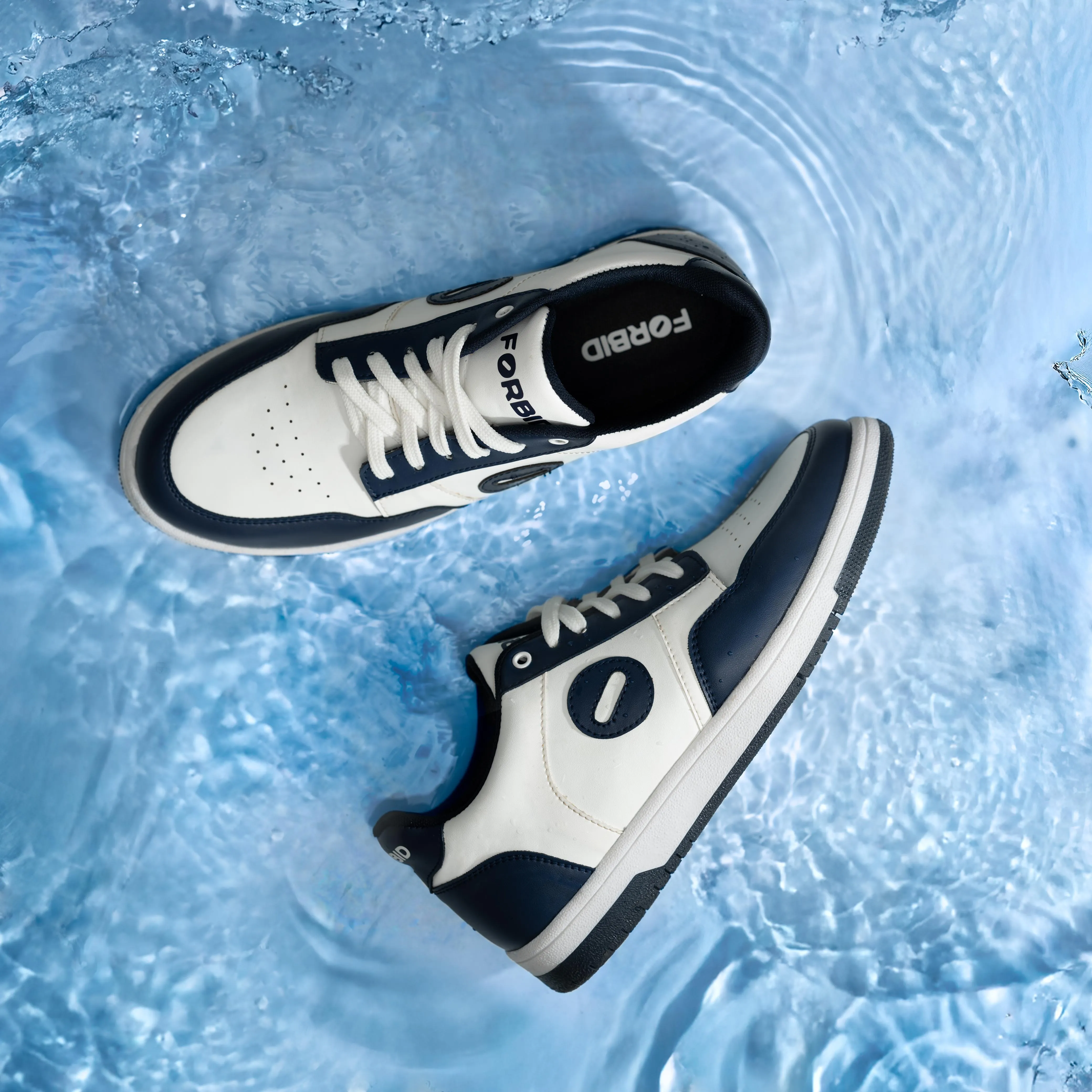 Forbid Water Element | Navy Blue and White Sneaker