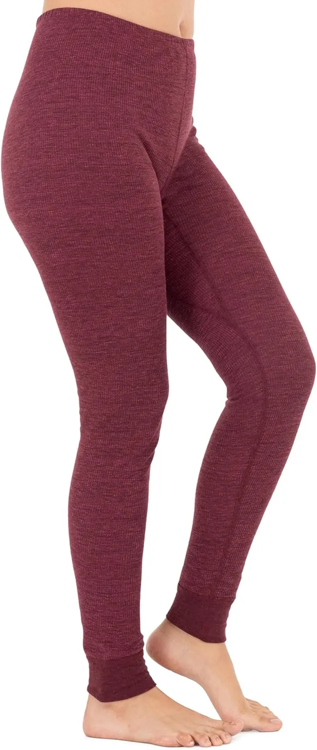 Fruit of the Loom womens Micro Waffle Thermal Bottom
