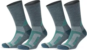 GoWith Merino Wool Lightweight Hiking Socks for Men & Women, Sole Cushioned Seamless Thermal Outdoor Boot Crew Socks
