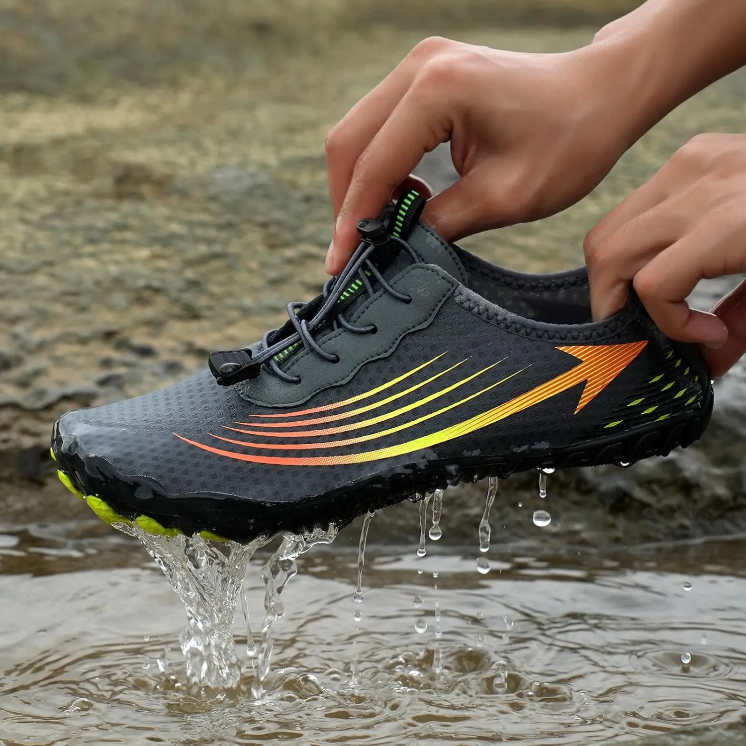 Hike Barefoot Shoes for Women Breathable Non-Slip Athletic Footwear Grounded Comfort Wear Shoes Wide Toe Water Shoe Unisex Lightweight Casual Footwear