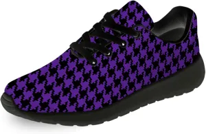 Houndstooth Print Shoes Women Men Lightweight Breathable Walking Tennis Shoes Running Sneakers Gifts for Dad Mom