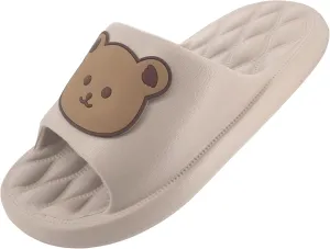 House Slides for Women Men Cloud Pillow Slippers Sandals, Non-Slip Shower Shoes, Cushioned Thick Sole Fit Bathroom Bedroom Pool Beach