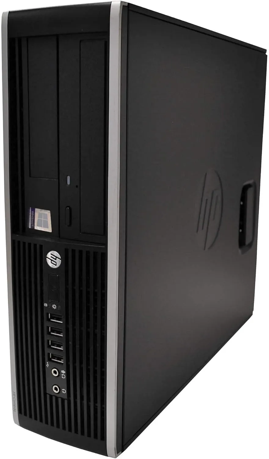 HP EliteDesk 8300 Small Desktop Computer (SFF) | Quad Core Intel i5 (3.20GHz) | 8GB DDR3 RAM | 500GB HDD Hard Disk Drive | Windows 10 Pro | 24in Monitor | RGB Mouse   Keyboard (Renewed)