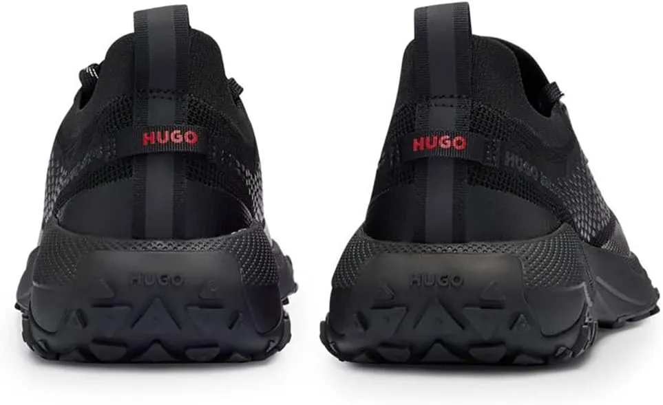 HUGO Men's GO1ST knpu sock trainers with chunky soles and distinctive branding size