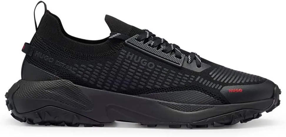 HUGO Men's GO1ST knpu sock trainers with chunky soles and distinctive branding size