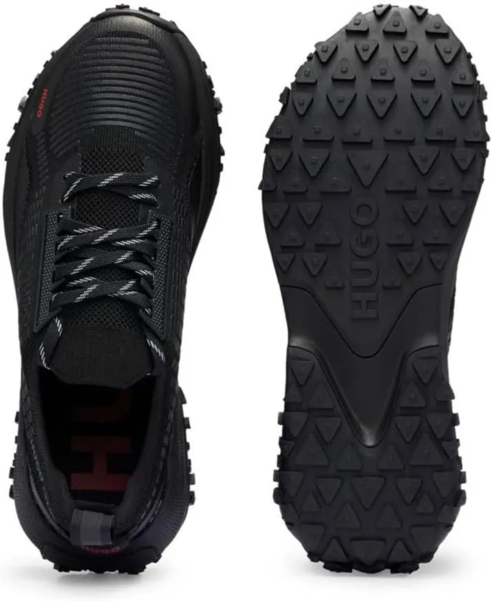 HUGO Men's GO1ST knpu sock trainers with chunky soles and distinctive branding size