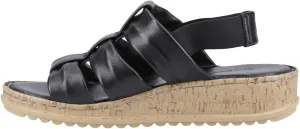 Hush Puppies Women's Eden Wide Fit, Black, 10