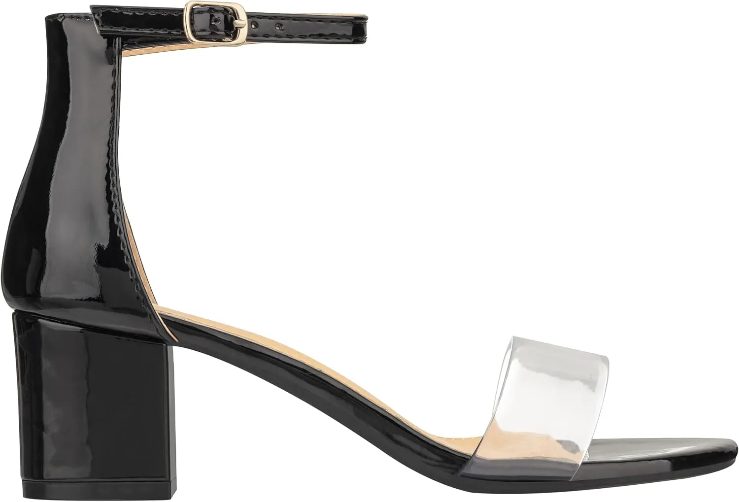ILLUDE Women's Open Toe Ankle Strap Low Block Chunky Heels Sandals Party Dress Pumps Shoes