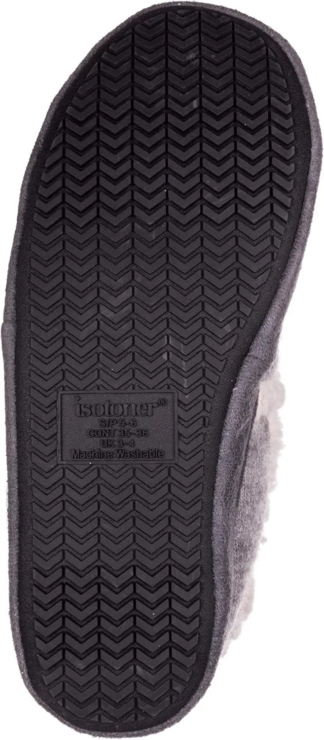 isotoner Marisol Microsuede Women's Slippers, Memory Foam, Indoor/Outdoor Sole