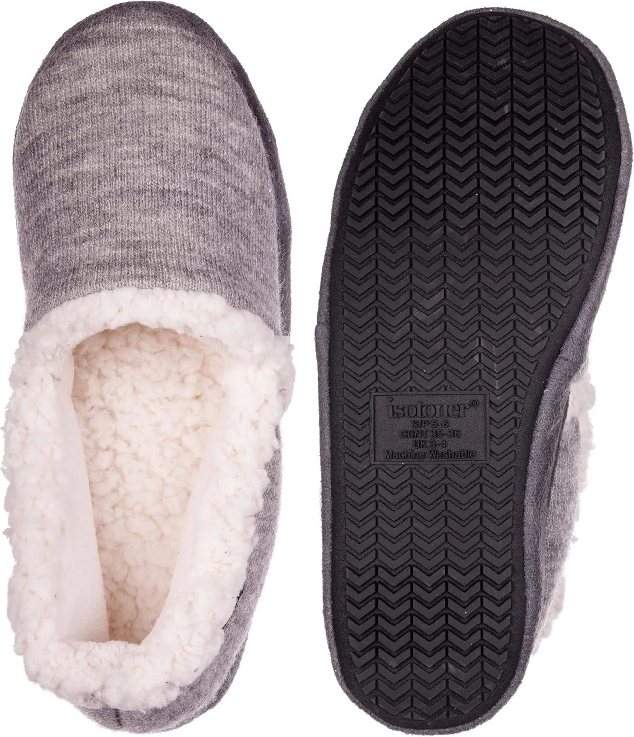 isotoner Marisol Microsuede Women's Slippers, Memory Foam, Indoor/Outdoor Sole