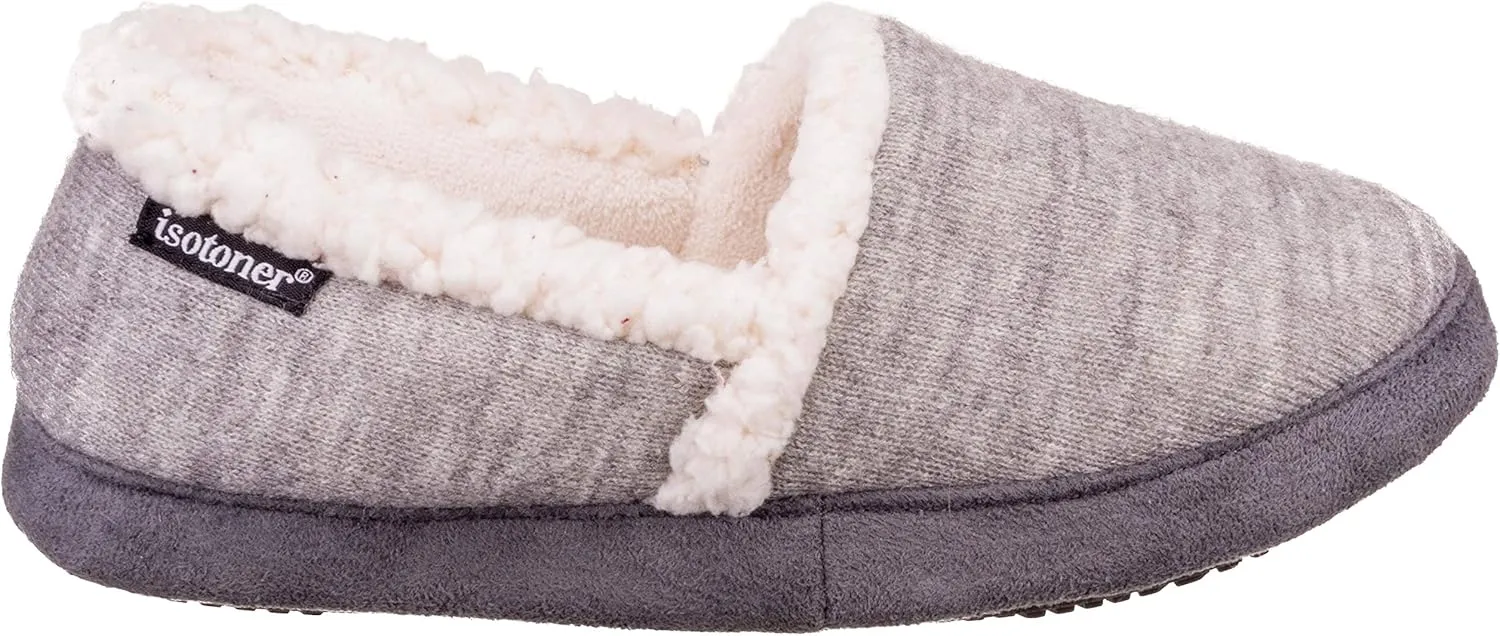 isotoner Marisol Microsuede Women's Slippers, Memory Foam, Indoor/Outdoor Sole
