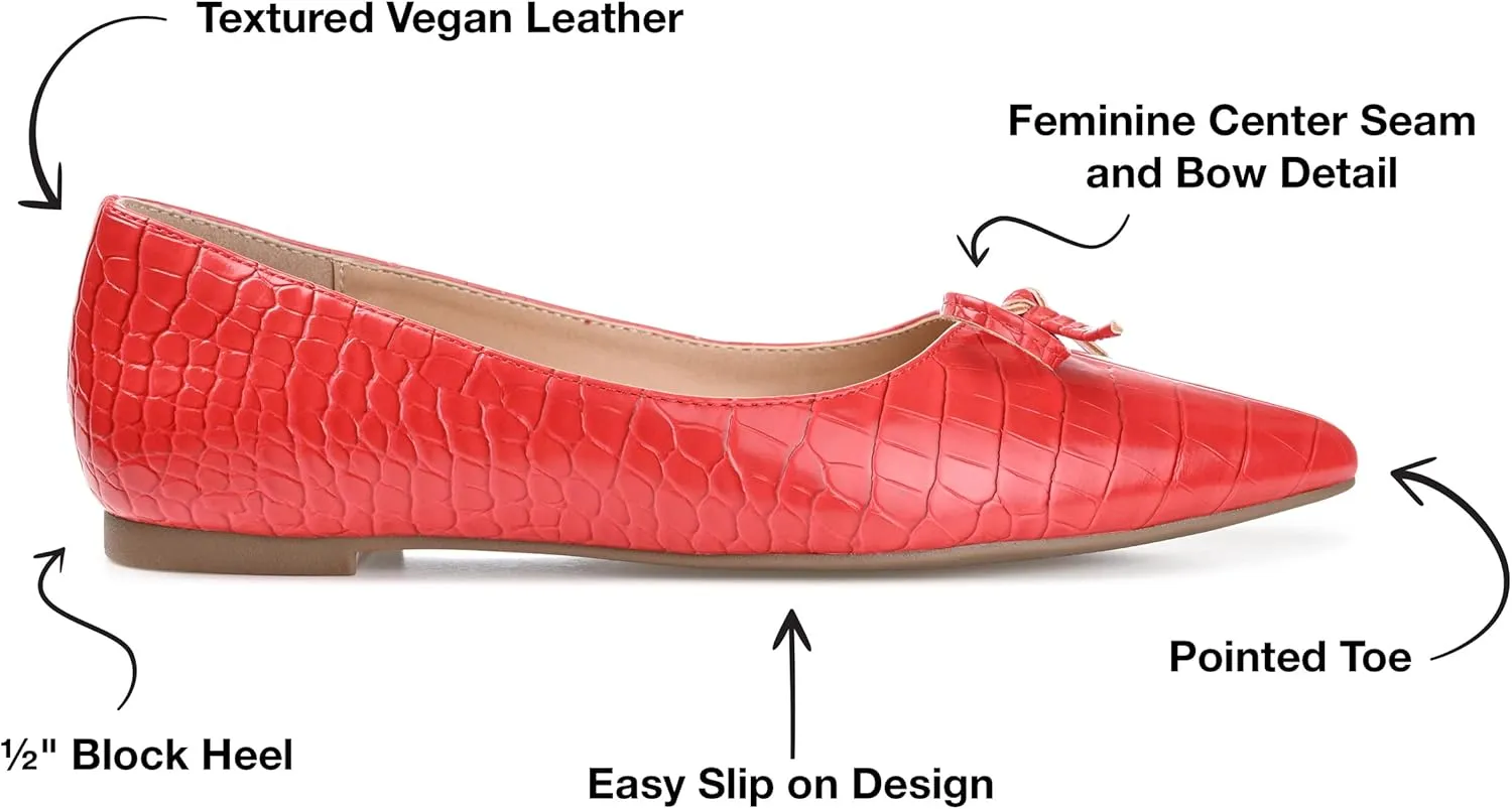Journee Collection Women's Devalyn Flat Ballet