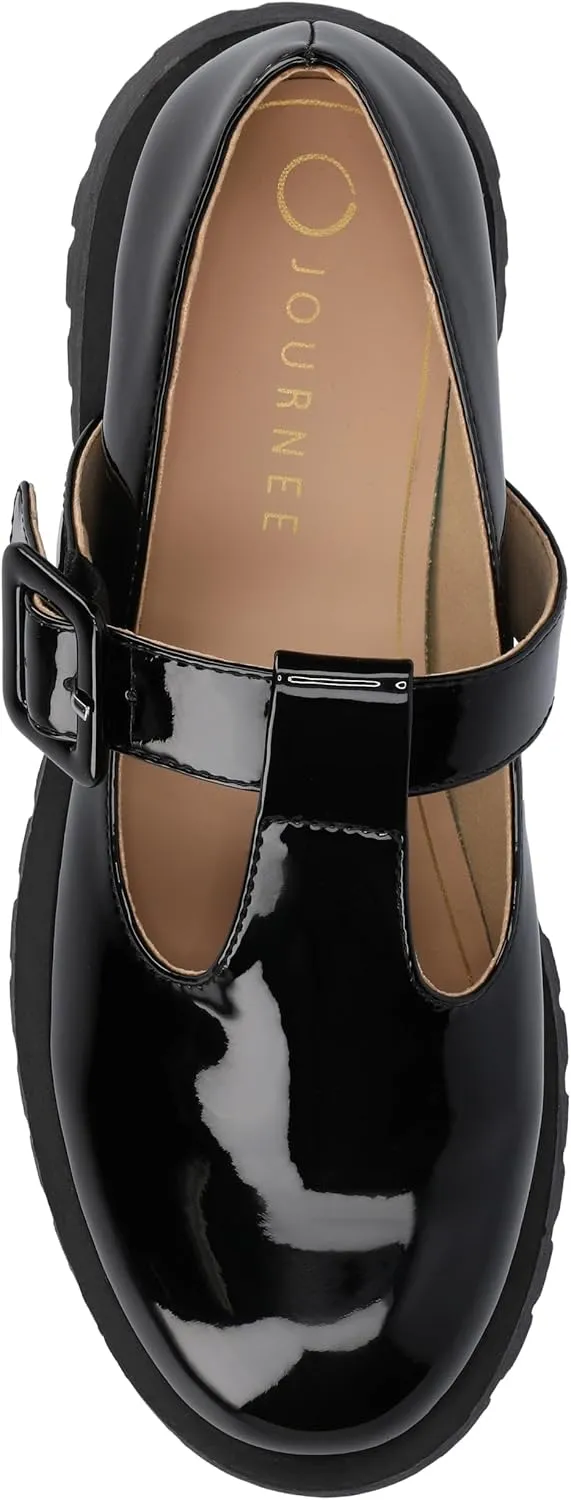 Journee Collection Women's Suvi-pbl-090 Mary Jane Flat