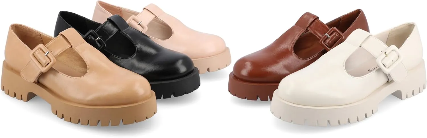 Journee Collection Women's Suvi-pbl-090 Mary Jane Flat