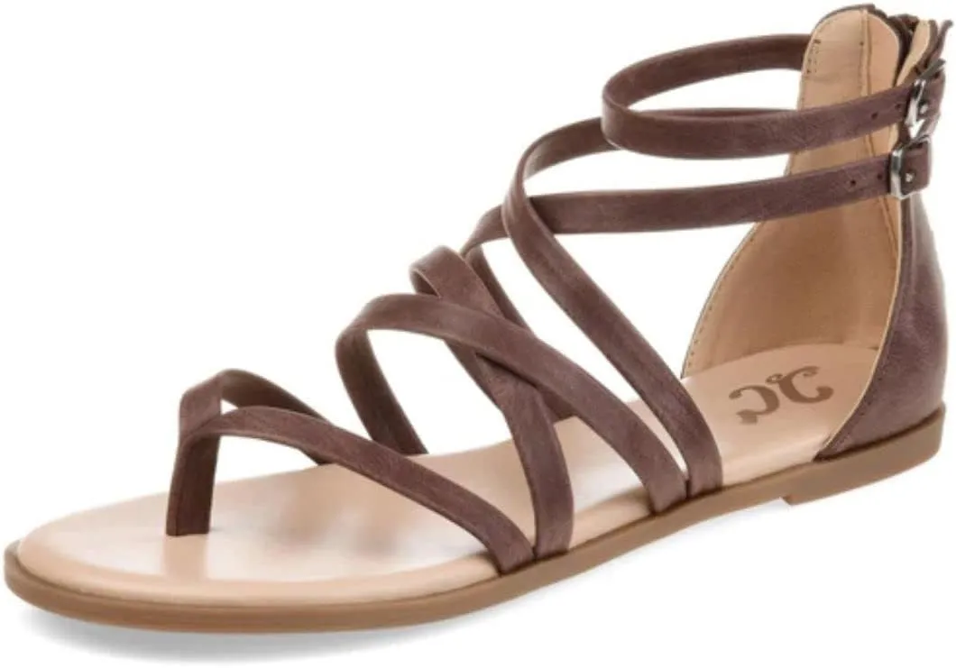 Journee Women's Comfort Foam Zailie Flat Sandals