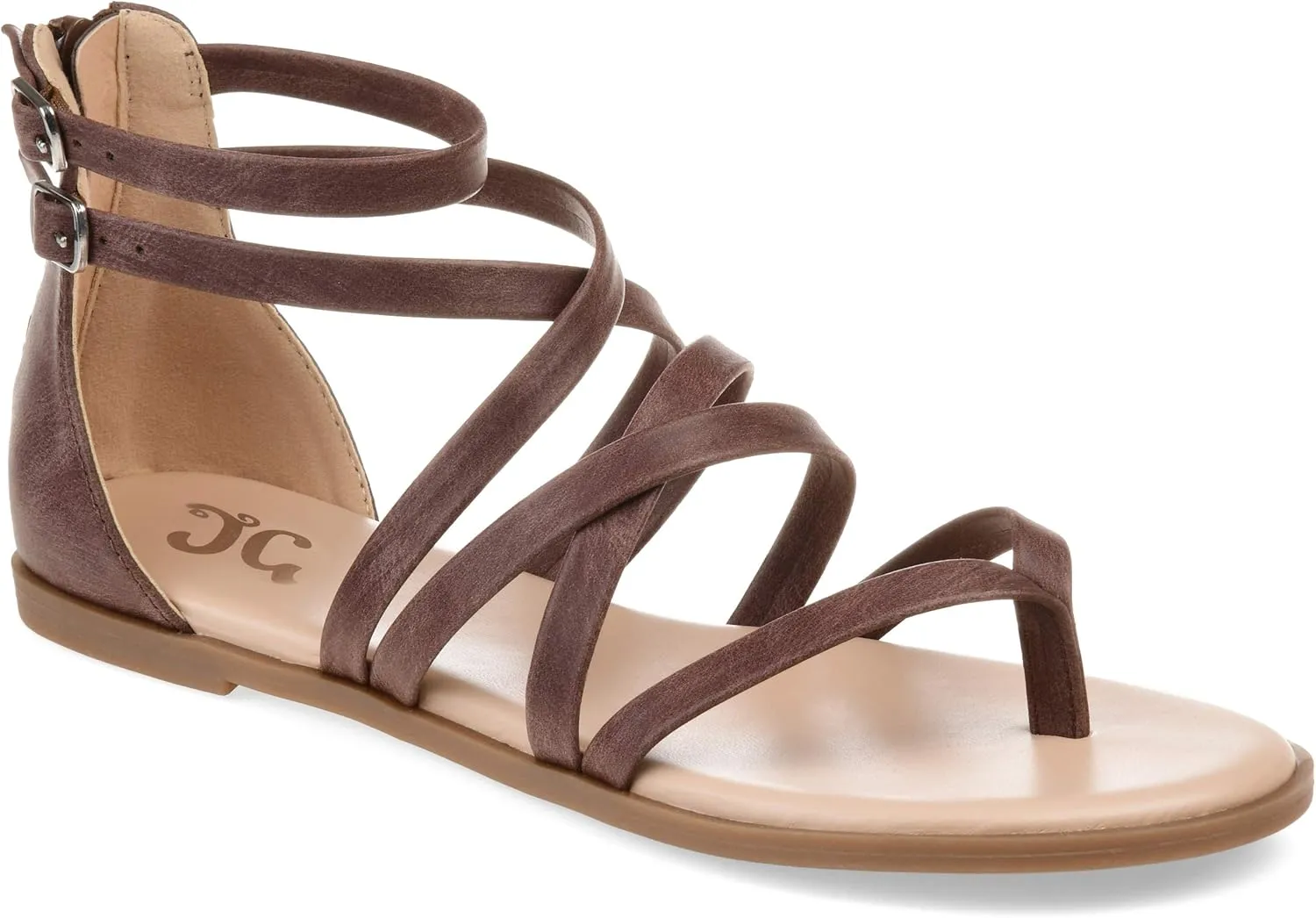 Journee Women's Comfort Foam Zailie Flat Sandals