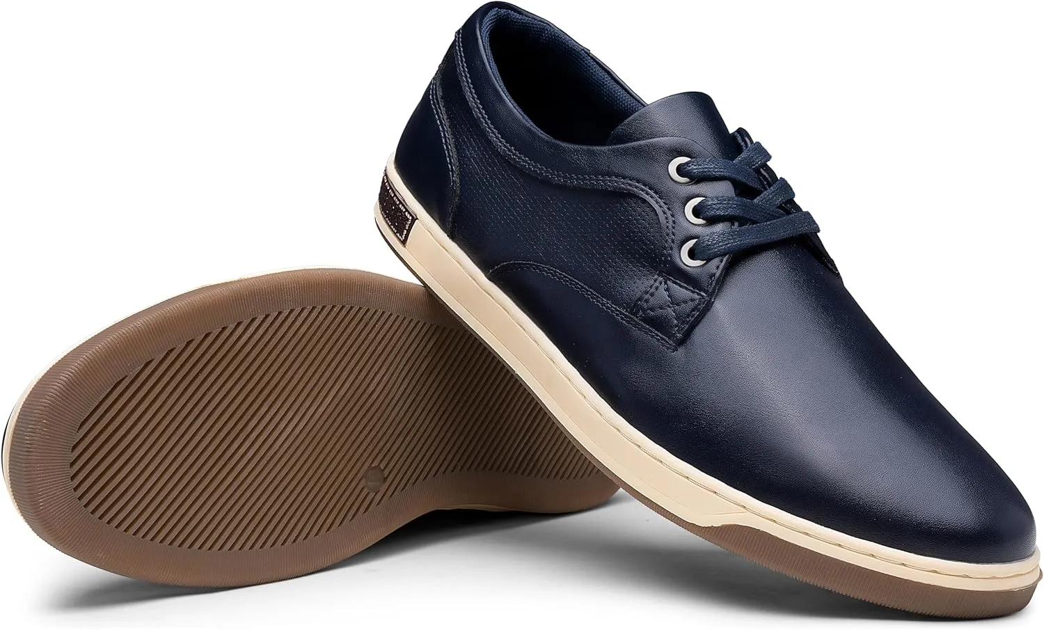 Jousen Men's Fashion Sneakers Classic Retro Casual Shoes for Men Breathable Business Dress Sneaker