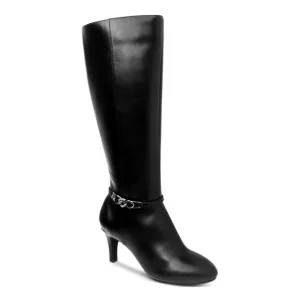 Karen Scott Hanna Wide-Calf Dress Boots, Women's Shoes, Black, 7.5M Wide Calf