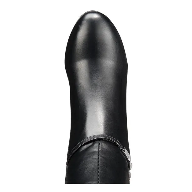 Karen Scott Hanna Wide-Calf Dress Boots, Women's Shoes, Black, 7.5M Wide Calf