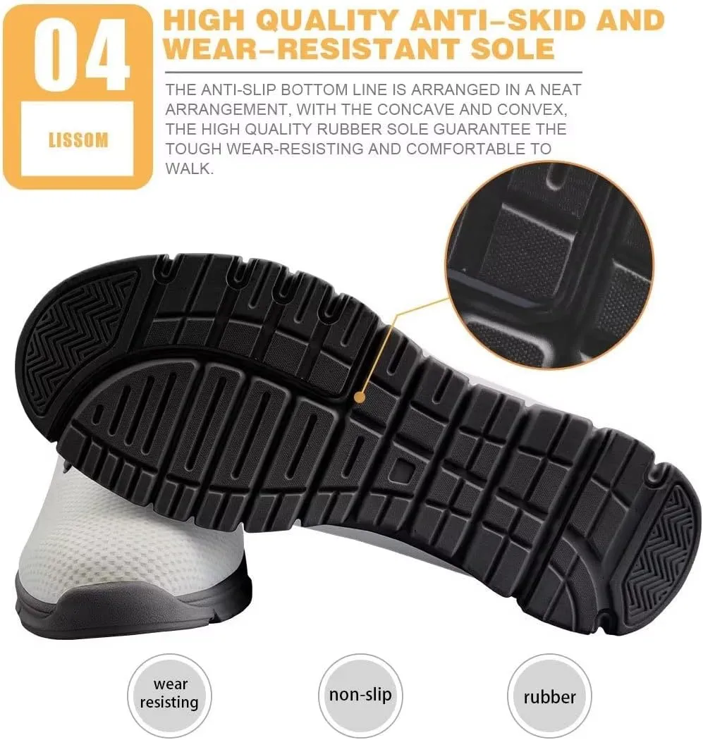 KEIAHUAN Kids Lightweight Breathable Walking Running Shoes Easy Walk Sport Tennis Shoes Casual Fashion Athletic Non Slip Sneakers
